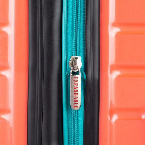 Maleta Rígida 24 PLG Hardhead Blaze Salmón Equipaje Color Coral