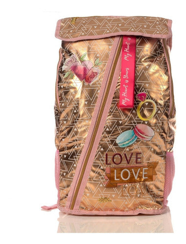 Mochila Original Los Polinesios Love And Love Llavero