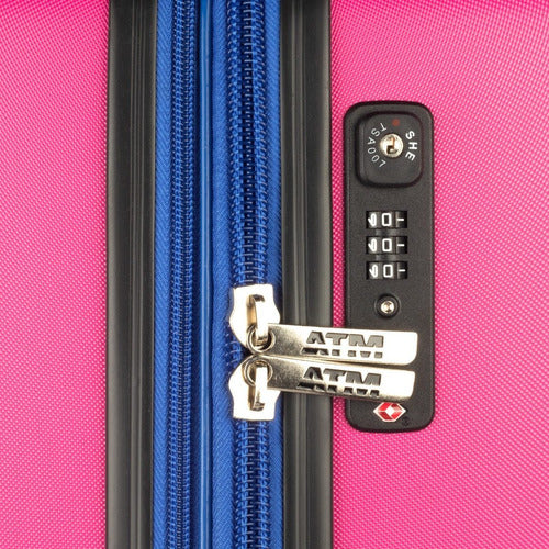 Maleta De Viaje Rígida Original Nueva 26 PLG Rosa Atm