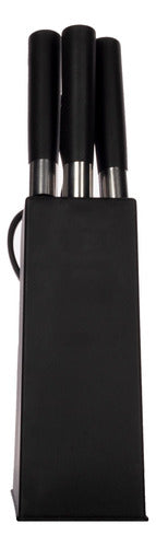 Juego De Cuchillos Para Cocina Acero Inoxidable 8 Pzs Con Ba