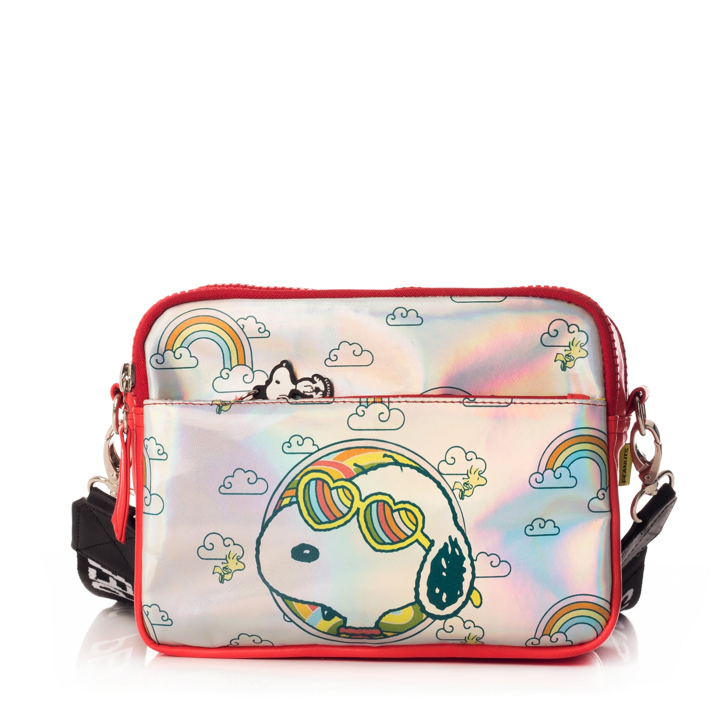 Bolso (Handbag) Plata Feelin Groovy Peanuts Oficial