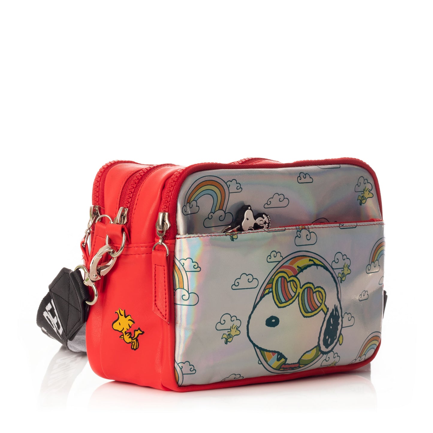 Bolso (Handbag) Plata Feelin Groovy Peanuts Oficial