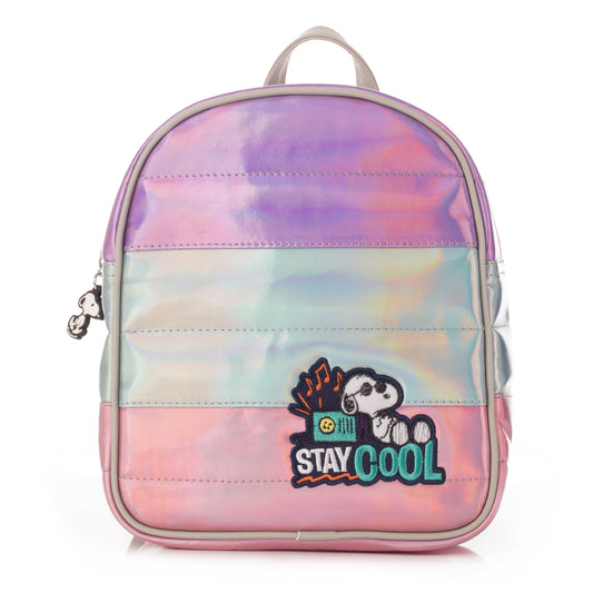 Mini Mochila Rosa SNOOPY STAY COOL Peanuts Oficial