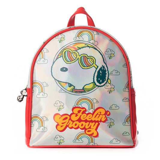 Mini Mochila plata SNOOPY FEELIN GROOVY Peanuts Oficial