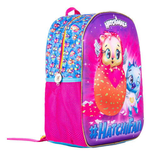 Mochila Hatchimals Morada Hatchifan Ruz