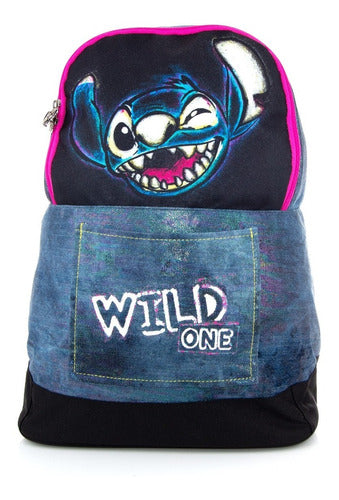 Mochila Stich Wild One Nuevo Original