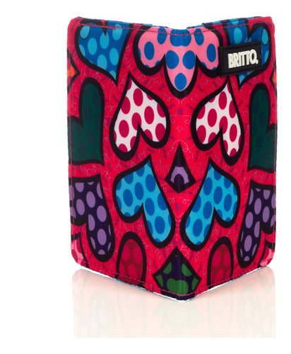 Portapasaporte Original Romero Britto Heart