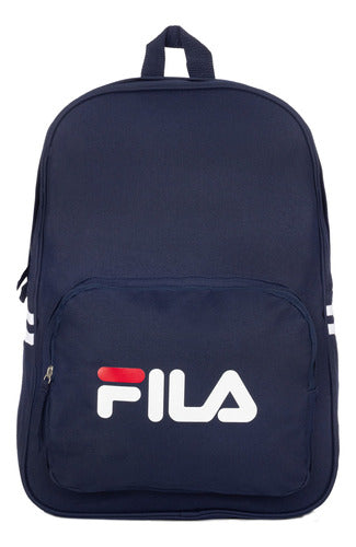 Mochila Fila Clásica Azul Backpack Logo