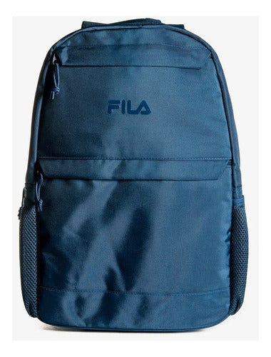 Mochila Unisex Fila 3d, Color Azul Blanco