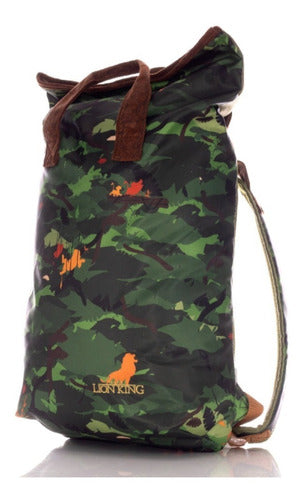 Mochila Disney Rey León Camuflaje Verde