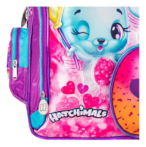 Mochila Hatchimals Morada Love Primaria Ruz