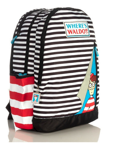 Mochilas Dónde Está Wally Original Nueva Backpack Oficial Color Negro