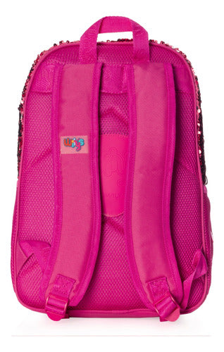 Mochila Lentejuela Reversible Wilys Rabbit Pink