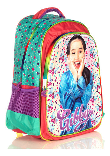 Mochila Escolar Gibby Butterfly Oficial