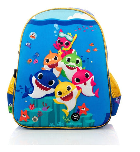 Mochila Pinkfong Baby Shark Familia Musical Original Nueva