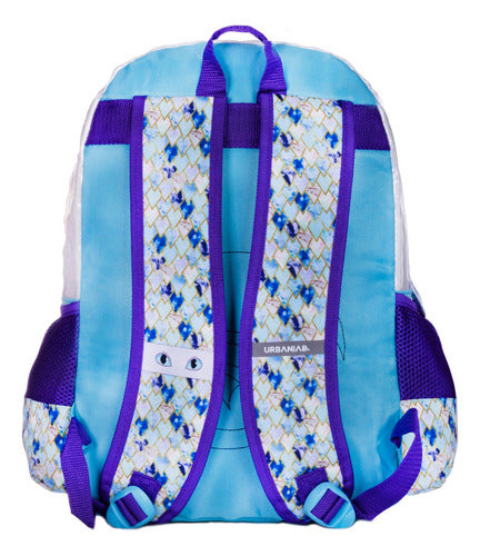 Mochila Como Entrenar A Tu Dragón Furia Luminosa Urbania Color Azul Diseño De La Tela Liso