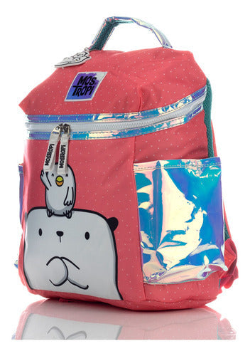 Mochila Mostropi Kipi & Opi Pink Color Rosa