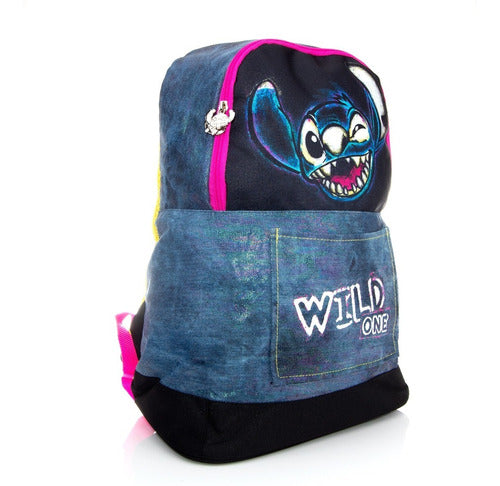 Mochila Stich Wild One Nuevo Original