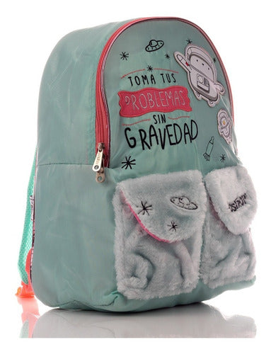 Mochila Mostropi Azul Gravedad Original Nueva Backpack