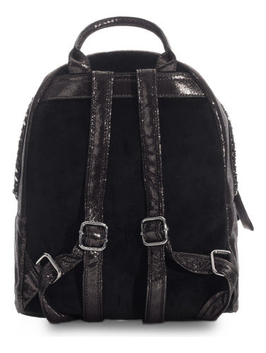 Mini Backpack Love Glitter Gris Wilys Mochila