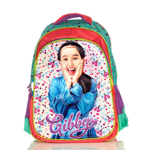 Mochila Escolar Gibby Butterfly Oficial