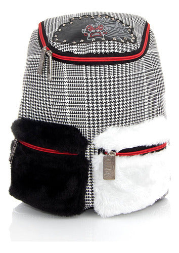 Mochila Hardhead Disney Villanas Cruella De Vil Color Gris Diseño De La Tela Cruela De Vil