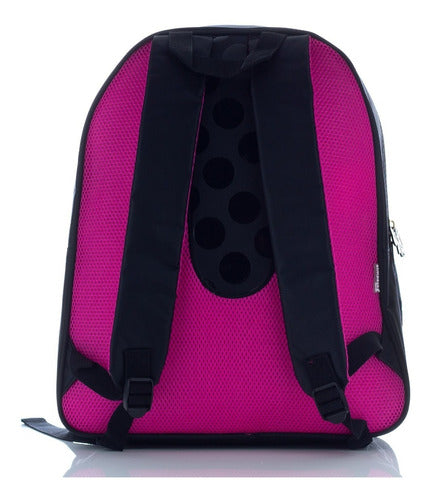 Mochila Disney  Minnie Mouse  Original Nueva Color Negro Diseño De La Tela Alta Calidad