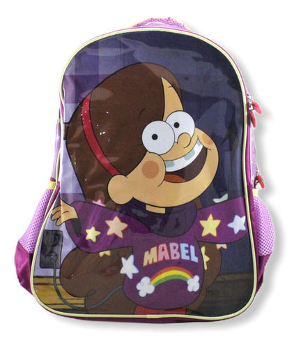 Mochila De Gravity Falls De Mabel Con Luces Color Violeta