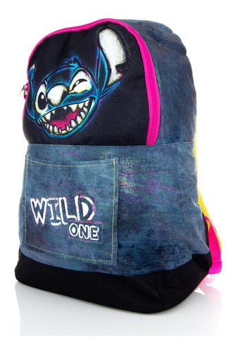 Mochila Stich Wild One Nuevo Original