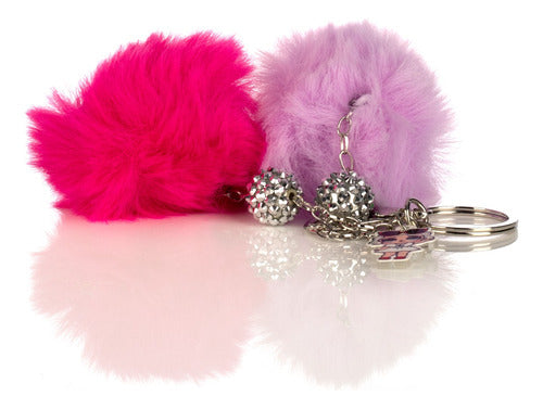 Llavero Doble Pompon Lol