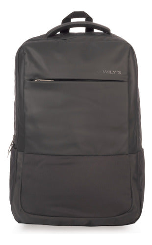 Mochila Formal Ejecutiva Gris Portalaptop Wilys