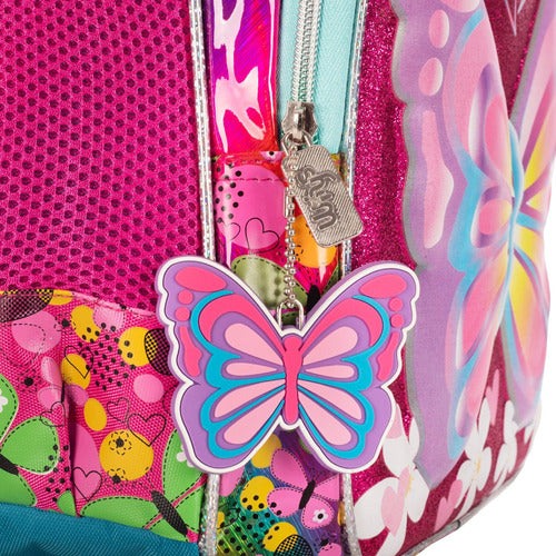 Mochila Sweet Mariposa Multicolor Wilys