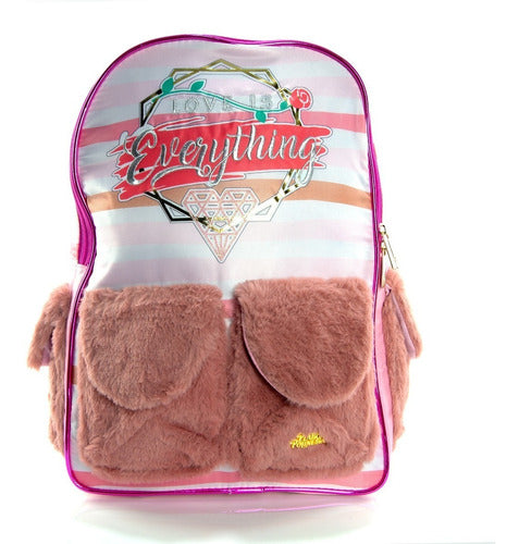 Mochila Polinesios Love Is Original Leslie Nueva