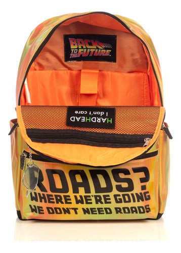 Mochila Hardhead Back To The Future Marty Mcfly Diseño De La Tela Degradado