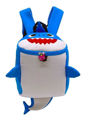 Mochila Preescolar Daddy Shark Original Nueva