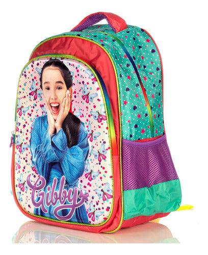 Mochila Escolar Gibby Butterfly Oficial