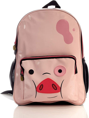 Mochila De Gravity Falls De Pato / Waddles Color Rosa