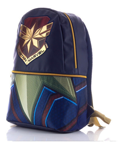 Mochila Marvel Capitan Marvel Original Nueva