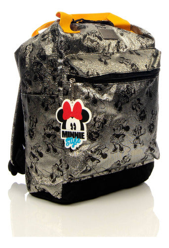 Mochila Hardhead Disney Minnie Mouse Shiny Color Gris