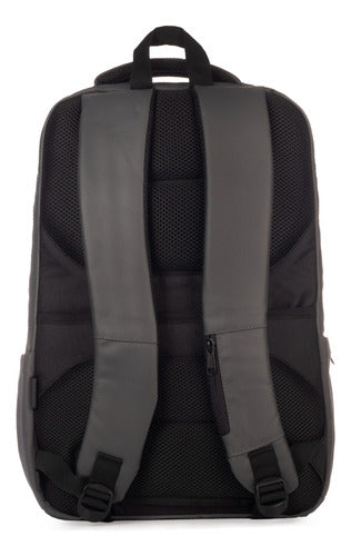 Mochila Formal Ejecutiva Gris Portalaptop Wilys